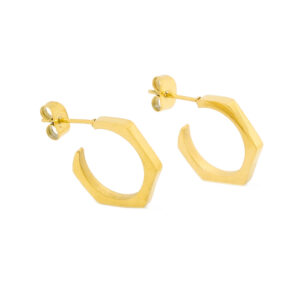 gold plated earring 18k