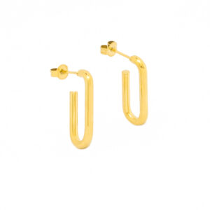 gold plated earring 18k