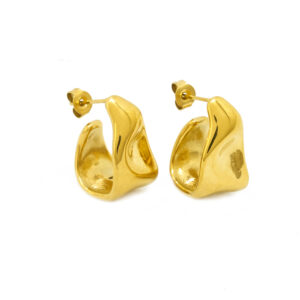 gold plated earring 18k