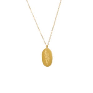 18k gold plated necklace