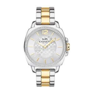 Coach 14503143, women's watch with silver dial and stainless steel strap