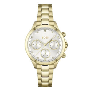 Hugo Boss 1502628, women's watch with silver dial and stainless steel strap