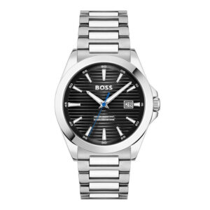 Hugo Boss 1514170, men's watch with black dial and stainless steel strap