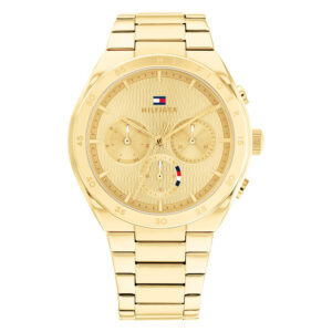 Tommy Hilfiger 1782575, women's watch with gold dial and stainless steel strap