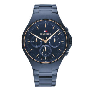 Tommy Hilfiger 1792058, men's watch with blue dial and stainless steel strap