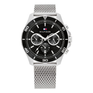 Tommy Hilfiger 1792092, men's watch with black dial and stainless steel strap