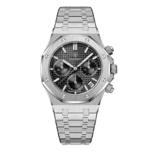 Poedagar 49263, men's watch with black dial and stainless steel strap