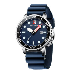 Ben Nevis BN3010G-Blue, men's watch with blue dial and silicone strap