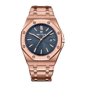 Ben Nevis BN3018G-RoseBlue, men's watch with blue dial and stainless steel strap