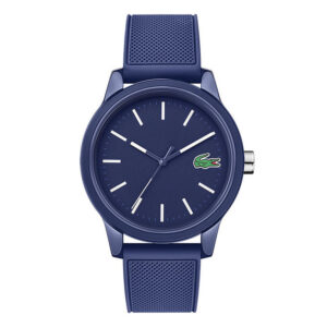Lacoste 2010987, men's watch with blue dial and silicone strap