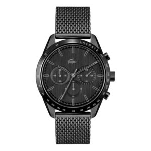 Lacoste 2011162, men's watch with black dial and stainless steel strap