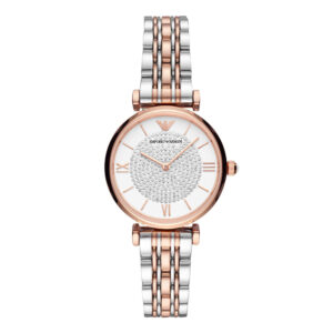 Emporio Armani AR80035, women's watch with silver dial and stainless steel strap