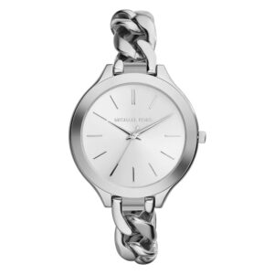 Michael Kors MK3279, women's watch with white dial and stainless steel strap