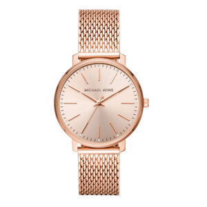 Michael Kors MK4340, women's watch with rose gold dial and stainless steel strap