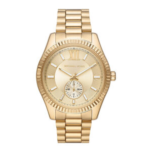 Michael Kors MK8947, men's watch with gold dial and stainless steel strap